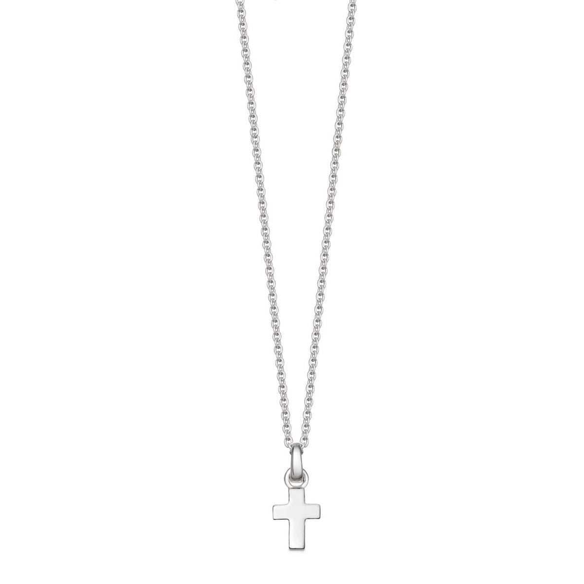 Sterling Silver Childs Christening Cross Necklace | Hersey & Son Silversmiths