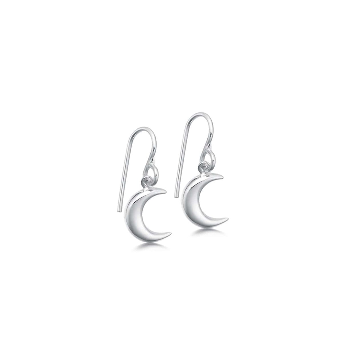 Silver Moon Drop Earrings | Hersey & Son Silversmiths