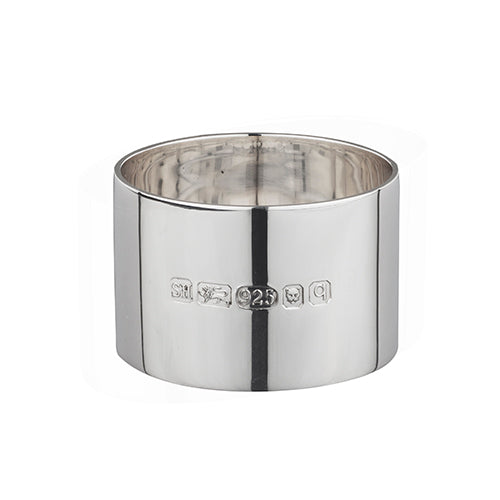 Silver Heavy Round Napkin Ring | Hersey & Son Silversmiths