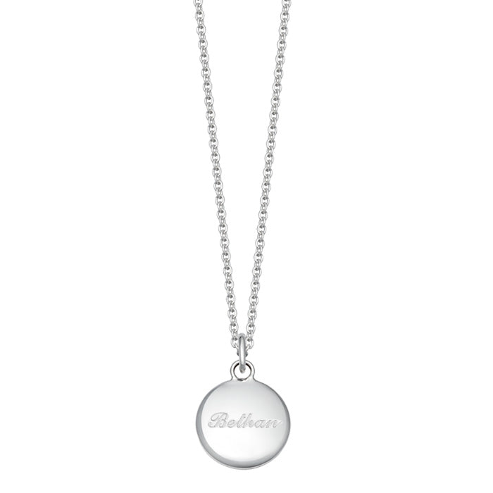 Childs Engravable Pebble Pendant | Hersey & Son Silversmiths