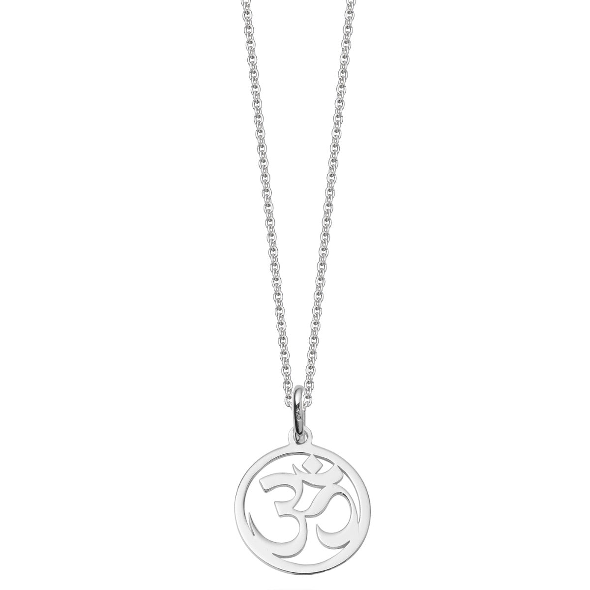 Silver Om Yoga Necklace | Hersey & Son Silversmiths