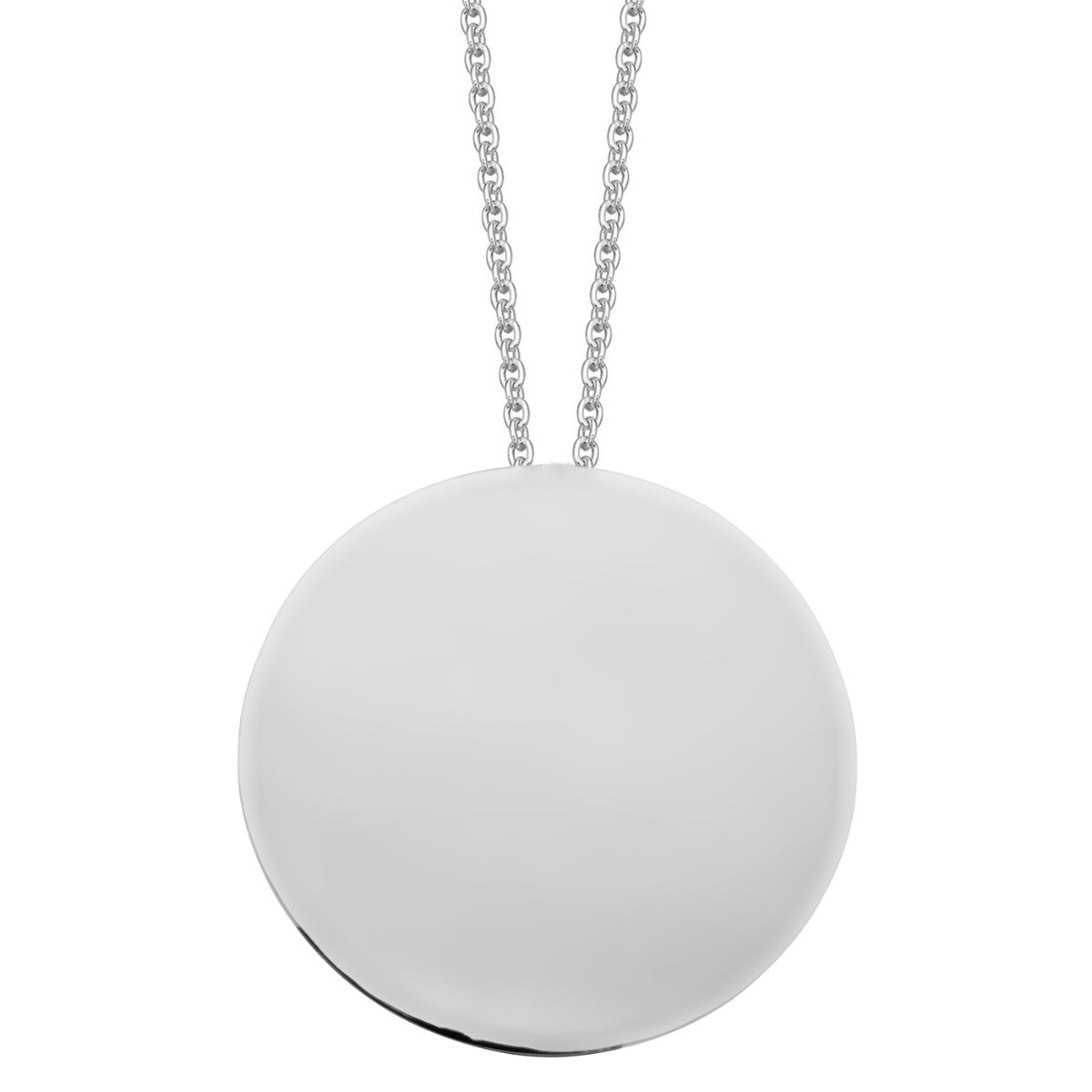 Large Domed Silver Circle of Life Necklace | Hersey & Son Silversmiths