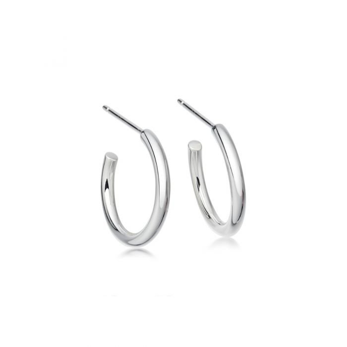 Sterling Silver Hoop Earrings | Hersey & Son Silversmiths