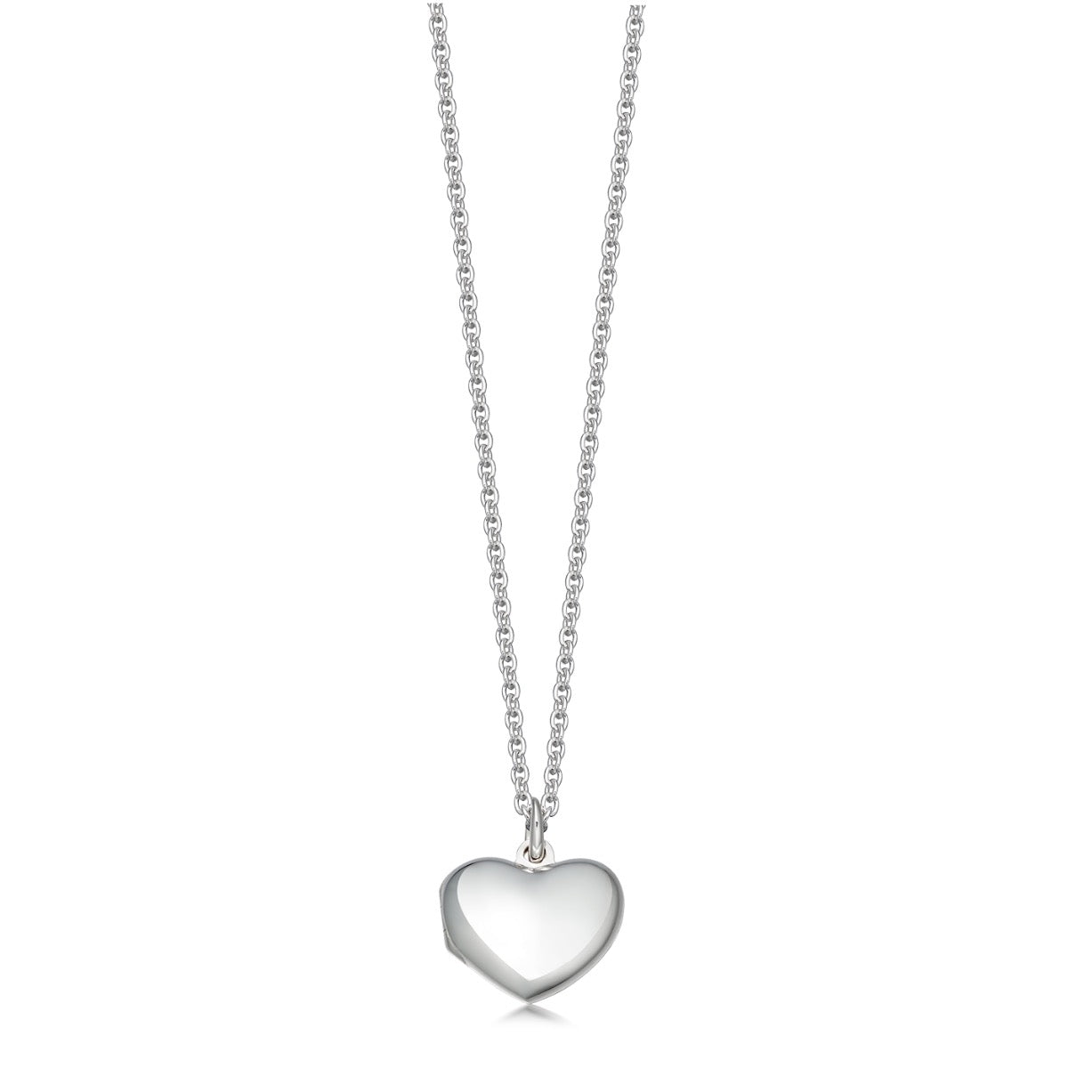 Silver Small Heart Locket | Hersey & Son Silversmiths