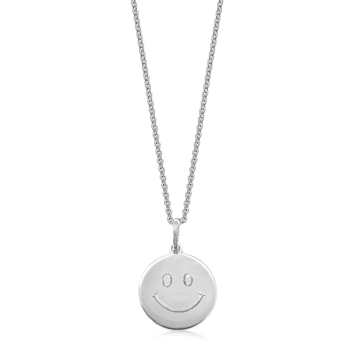 Silver Smiley Face Necklace | Hersey & Son Silversmiths
