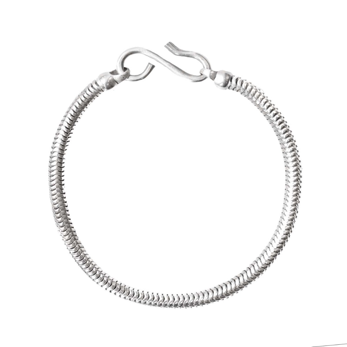 Heavy Sterling Silver Snake Chain Bracelet | Hersey & Son Silversmiths