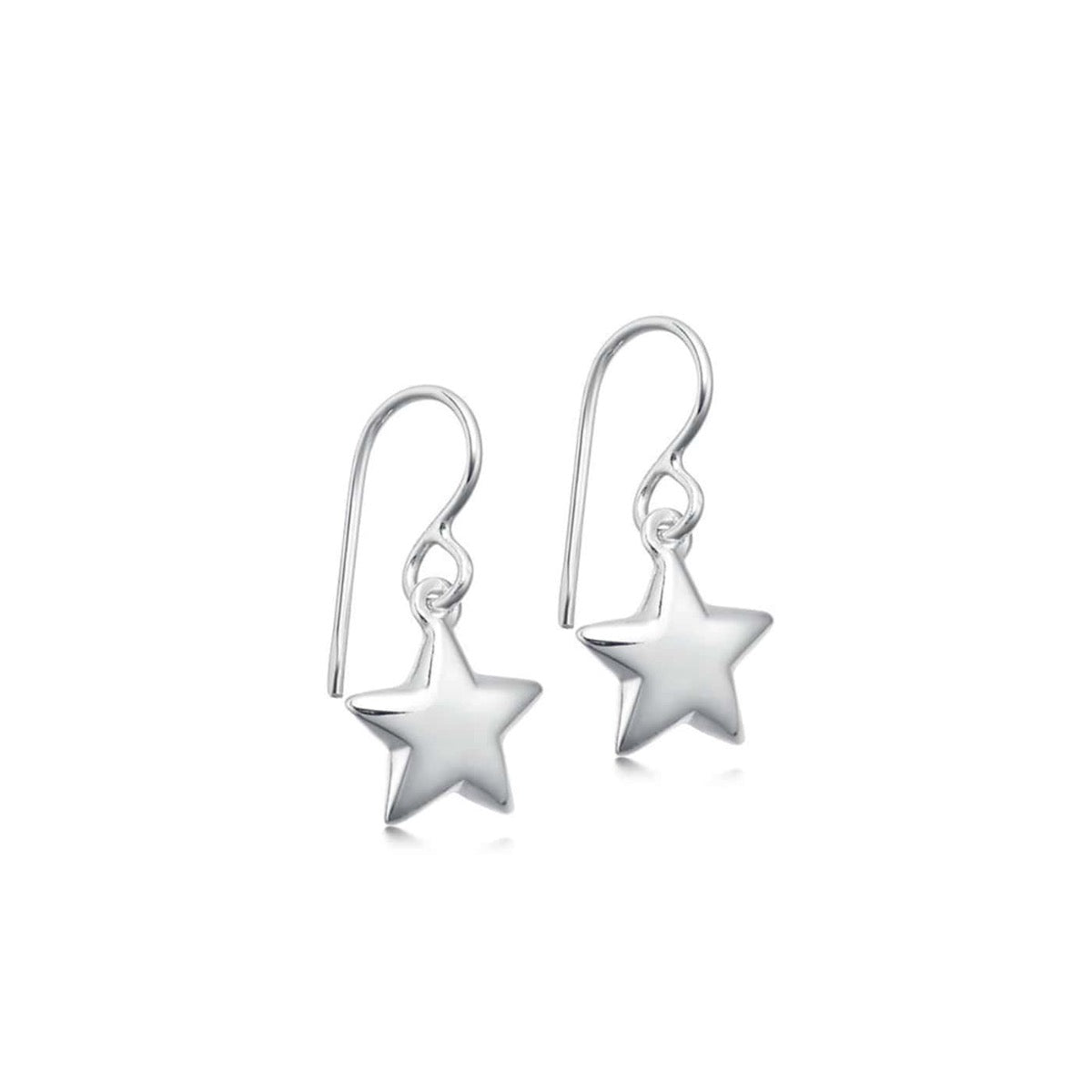 Silver arrings Star Drop | Hersey & Son Silversmiths