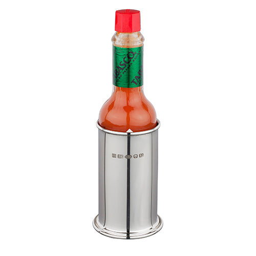 Sterling Silver Tabasco Bottle Holder | Hersey & Son Silversmiths