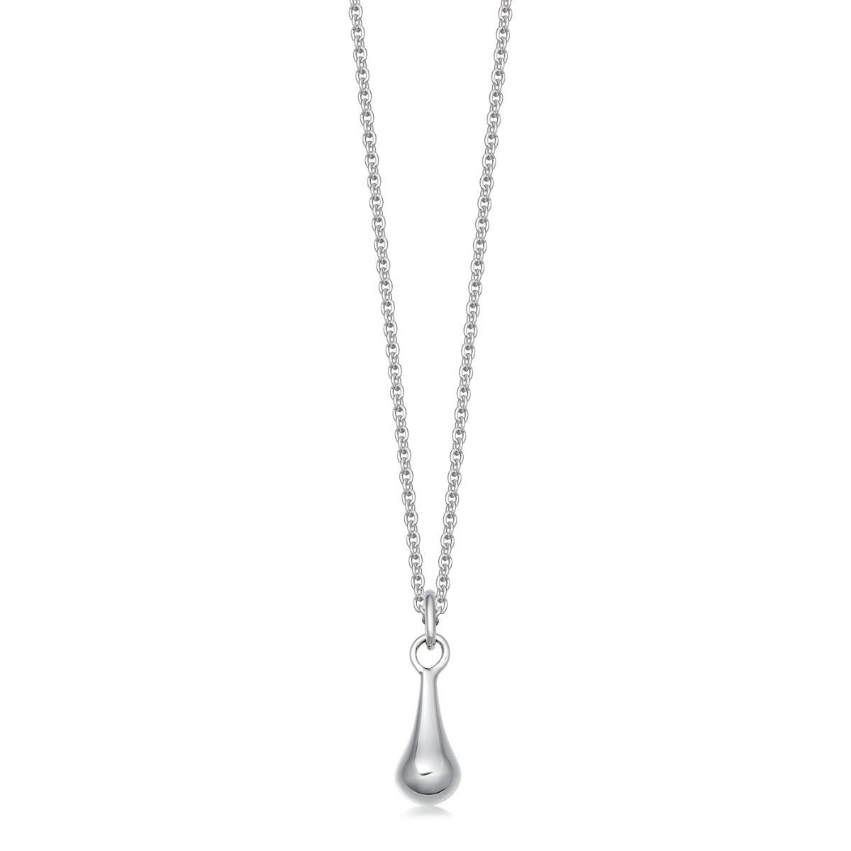 Sterling Silver Teardrop Necklace Pendant | Hersey & Son Silversmiths