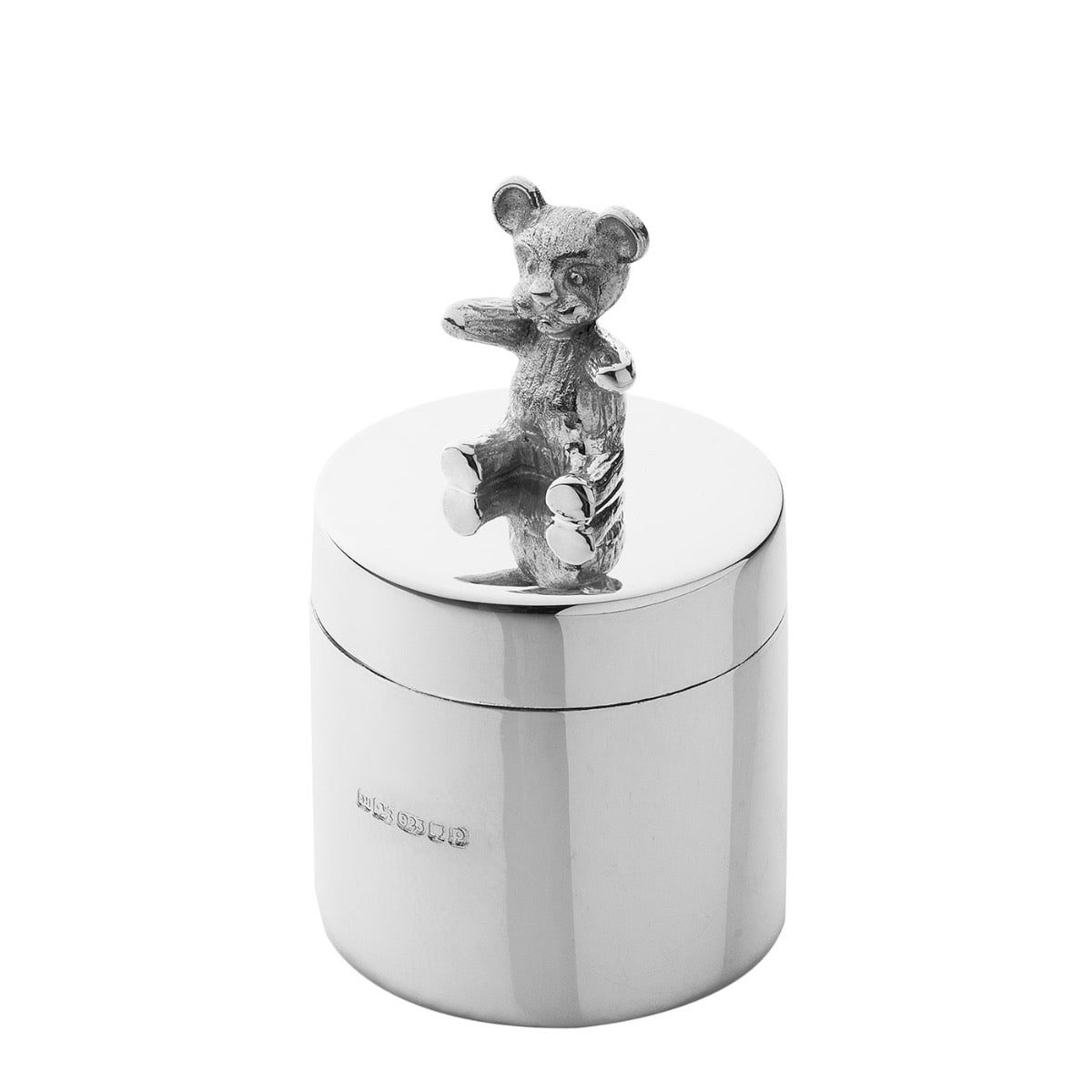 Silver Teddy First Tooth Box | Hersey & Son Silversmiths