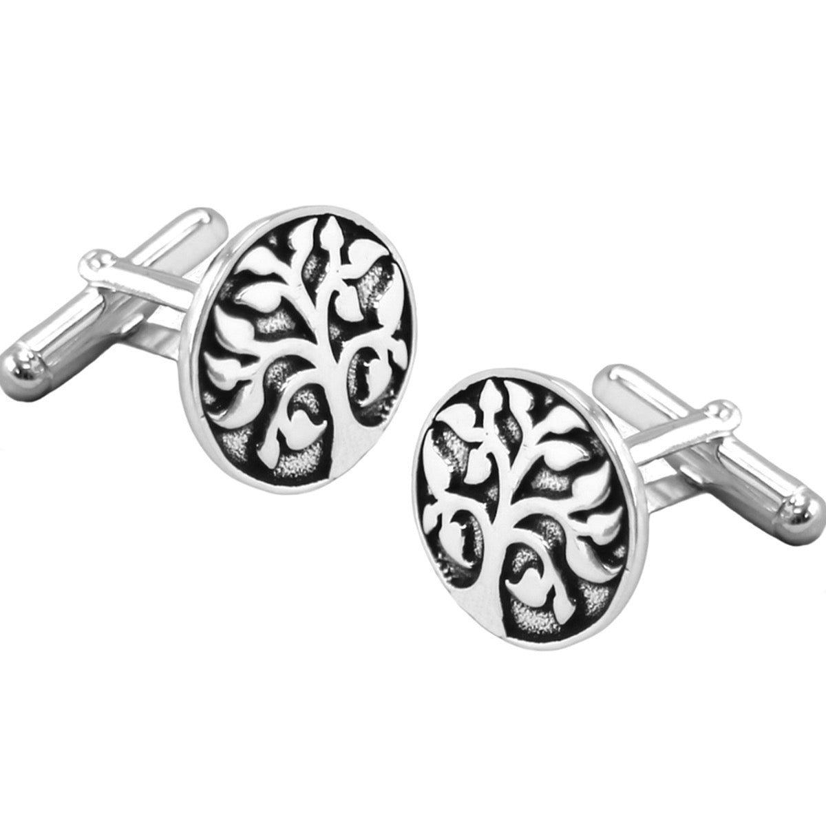 Silver Tree of Life Cufflinks | Hersey & Son Silversmiths