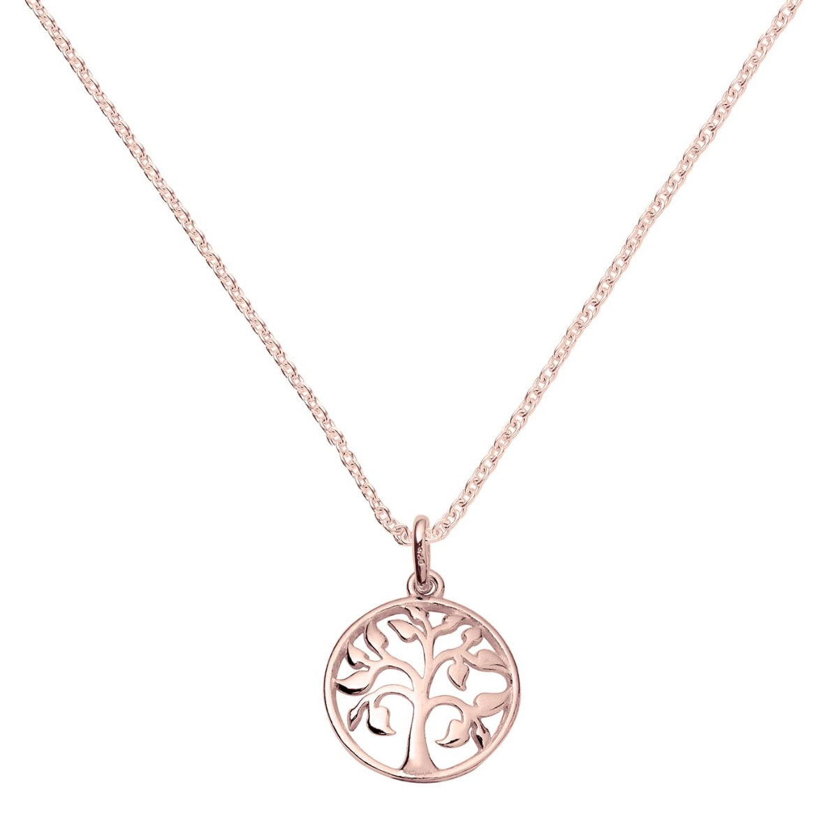Rose Gold Tree Of Life Pendant | Hersey & Son Silversmiths