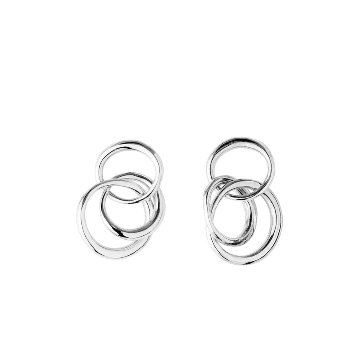 Silver Trilogy Earrings | Hersey & Son Silversmiths