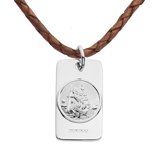 St Christopher Pendant Large | Hersey & Son Silversmiths