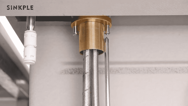 Mounting Waterfall Faucet and Gravity Hammer