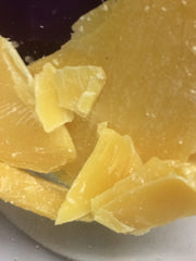 Chunks of golden, aromatic beeswax