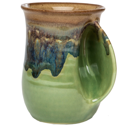 Clay In Motion Hand Warmer Mug - Mossy Creek Left