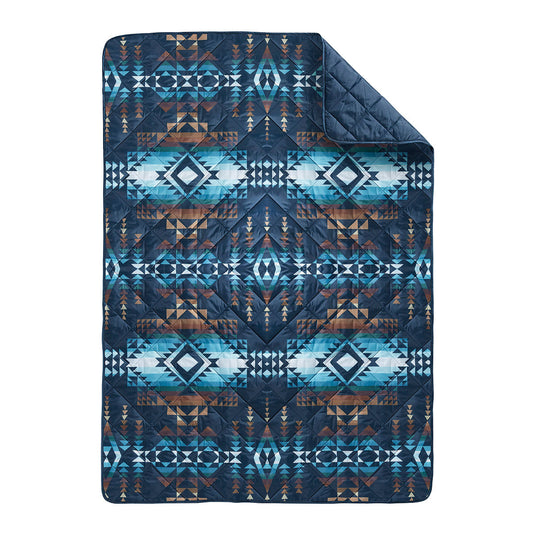 Pendleton Carico Lake/ Stripe Throw Gift Pack of 2 – Leanin' Pole Arena