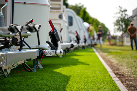 Well maintained caravan tow hitch