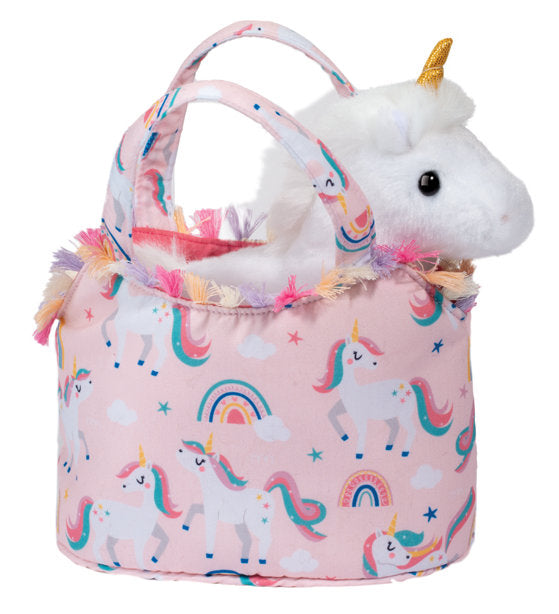 #2225D Unicorn Sassy Sak with Unicorn Plush