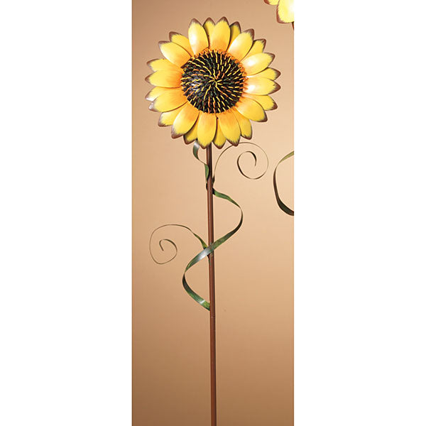 #2090990 Metal Sunflower Yard Stake, 31"H