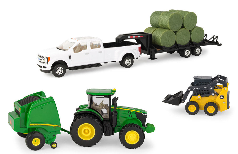 john deere truck and tractor toy