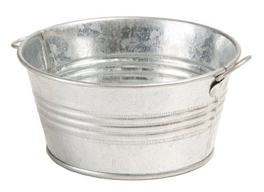 #6541 Galvanized Round Tin Tub