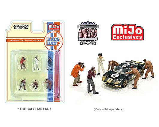 #AD-76475MJ 1/64 American Diorama Race Day 1 Figures