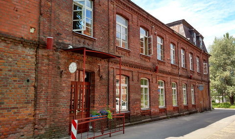 Entrance to the Limbaži felt factory