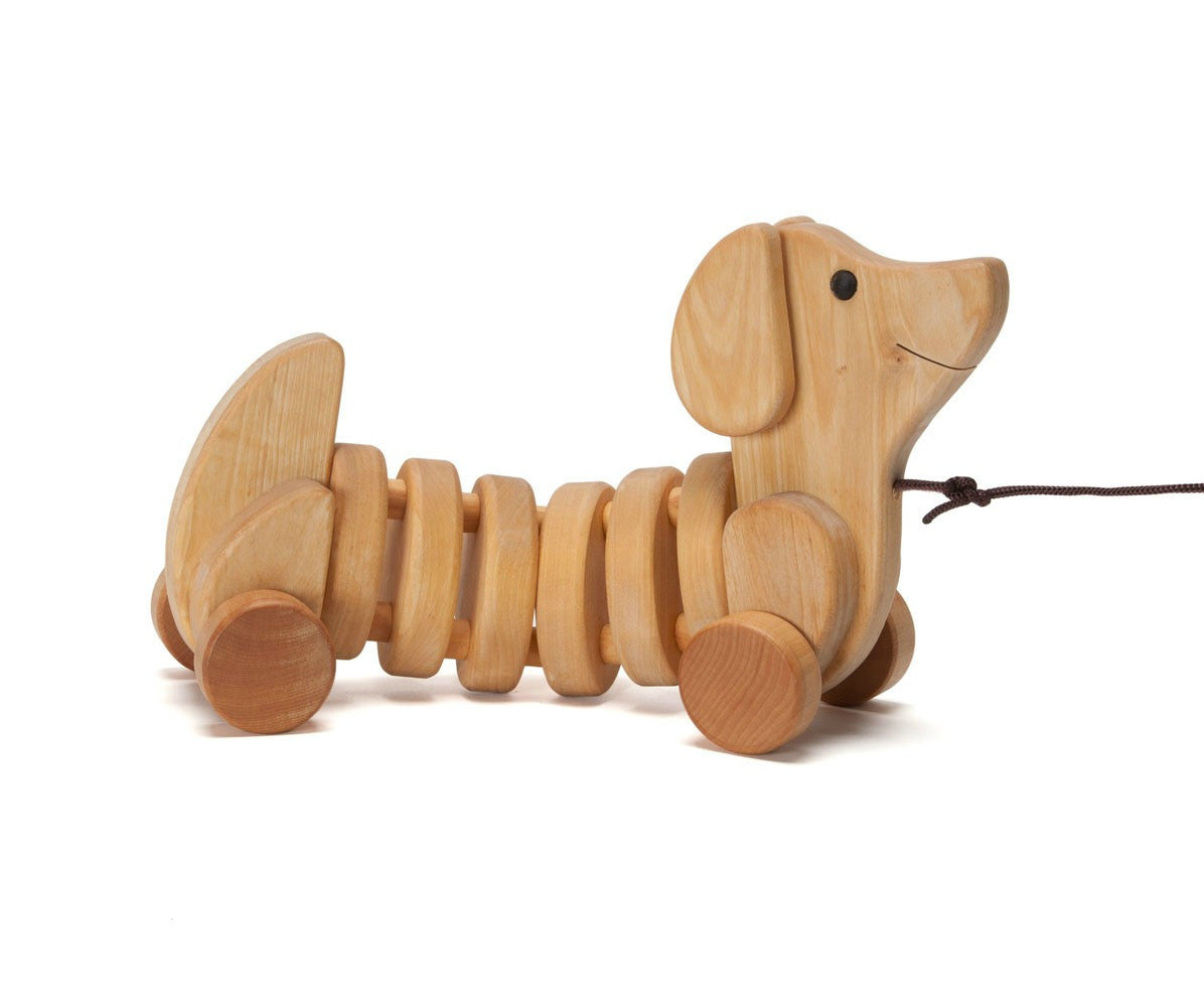 Wooden Dachshund Pull Toy In Toddler Toys – Nova Natural Toys  Crafts