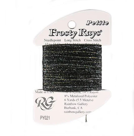 Petite Frosty Rays PY021 Black Multi Gloss