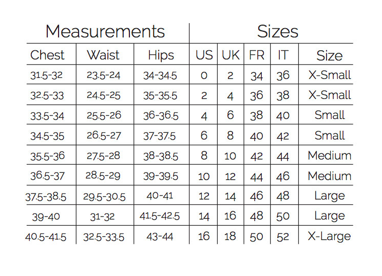 Sizing Guide – Breath of Youth