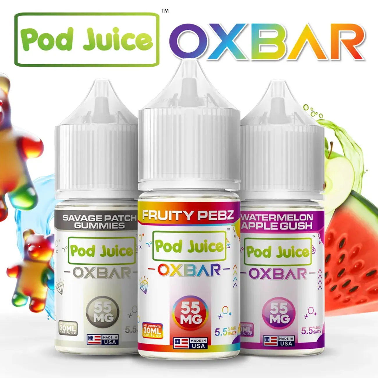 Oxbar x Pod Juice Synthetic Salt 30ml