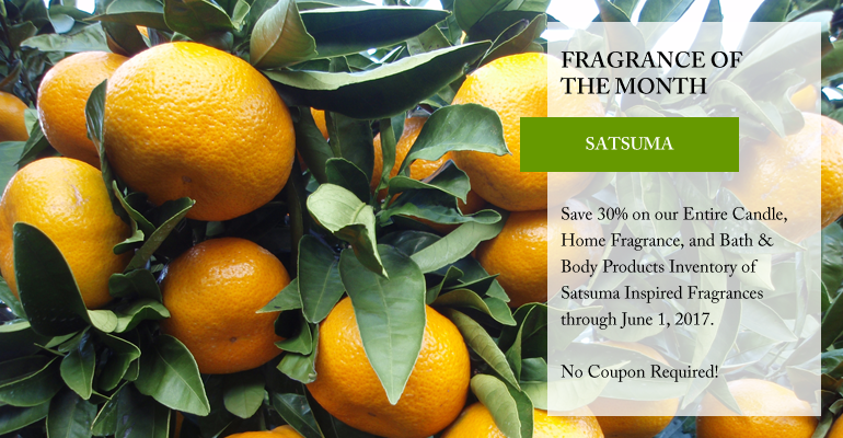 OverSoyed Fine Organic Products - Fragrance of the Month - Satsuma