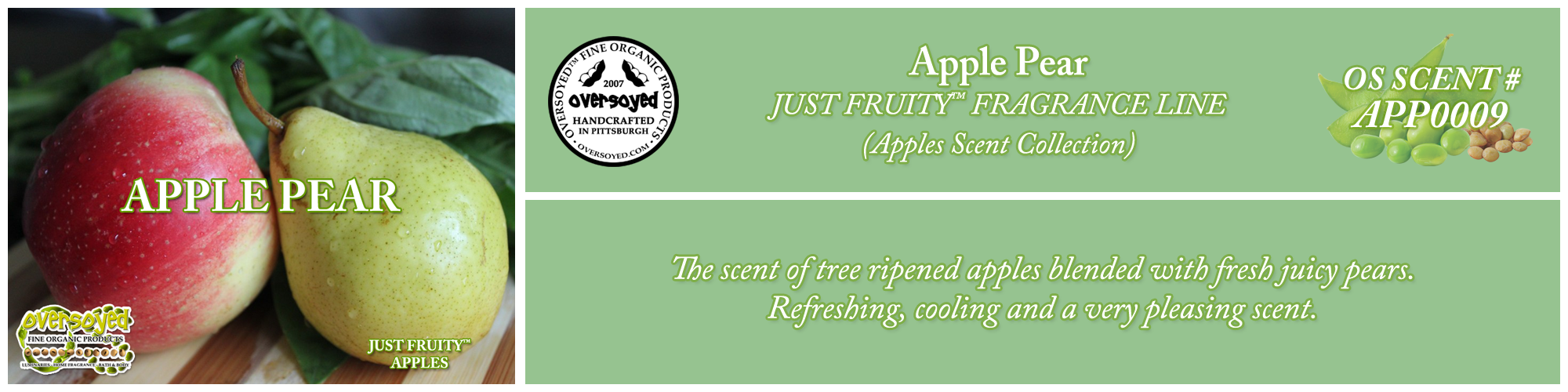 Apple Pear Handcrafted Products Collection