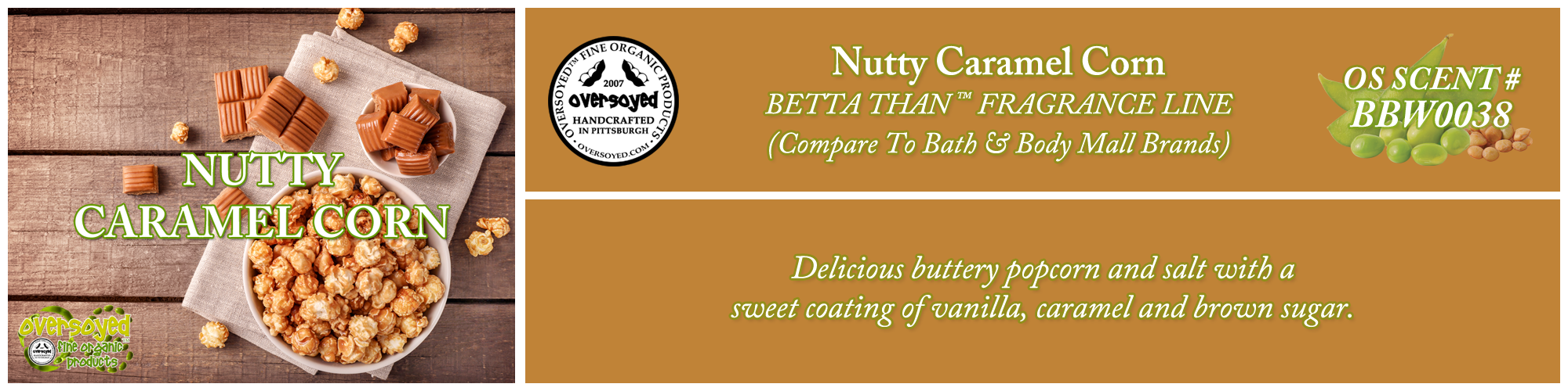 Nutty Caramel Corn Handcrafted Products Collection