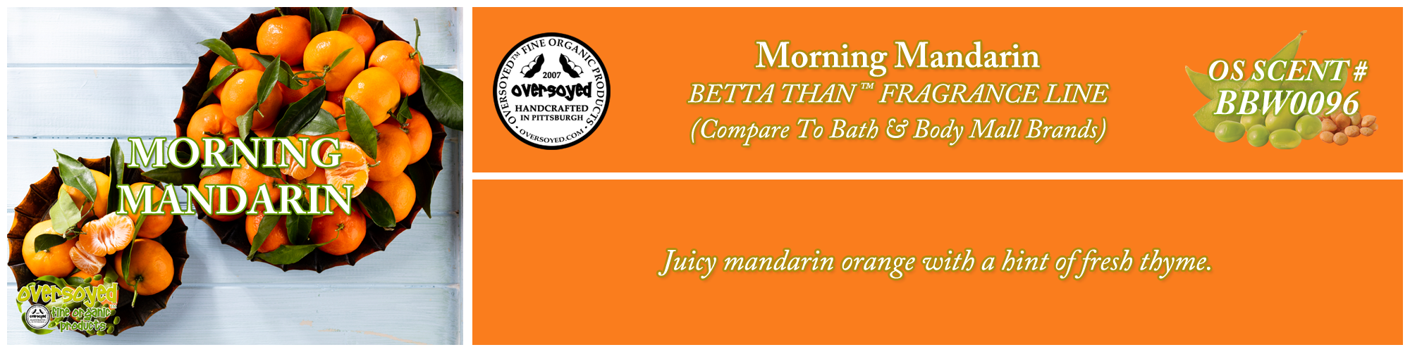 Morning Mandarin Handcrafted Products Collection