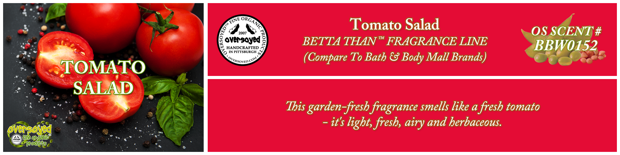Tomato Salad Handcrafted Products Collection