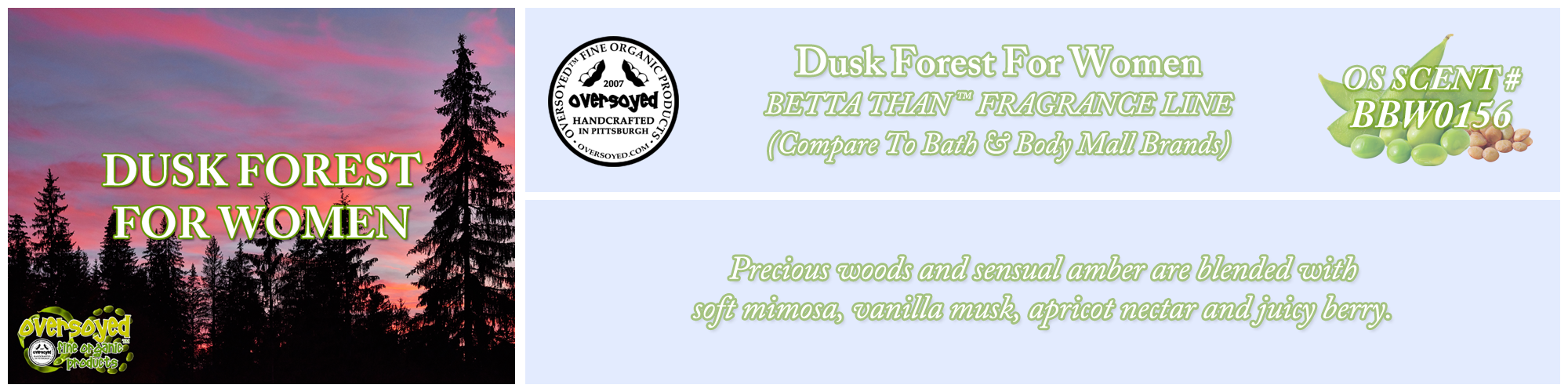 Dusk Forest For Women Handcrafted Products Collection