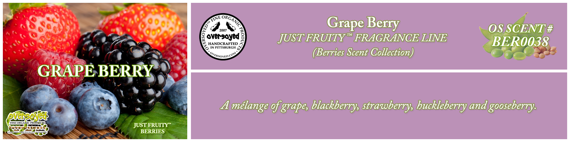 Grape Berry Handcrafted Products Collection
