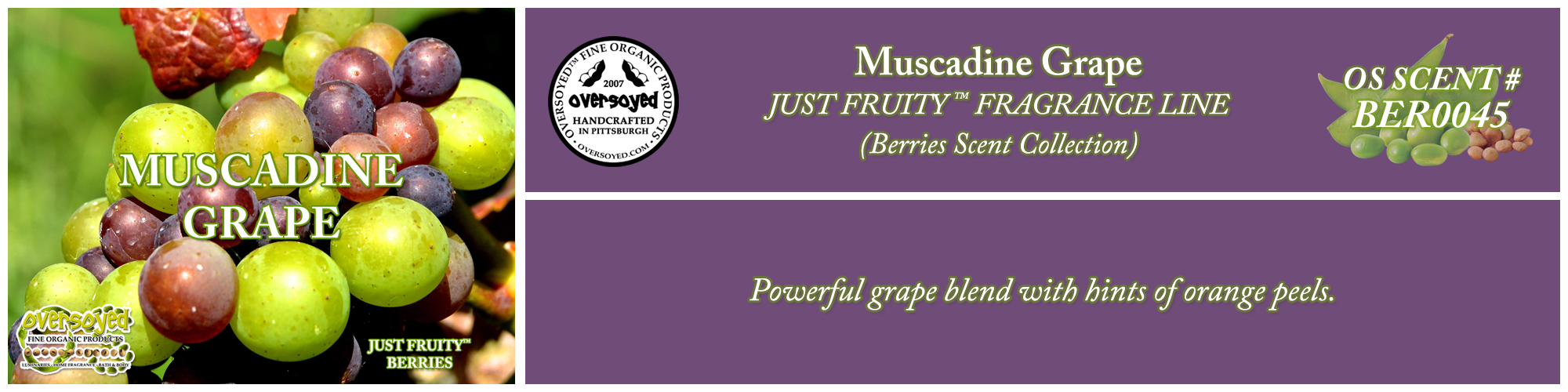 Muscadine Grape Handcrafted Products Collection