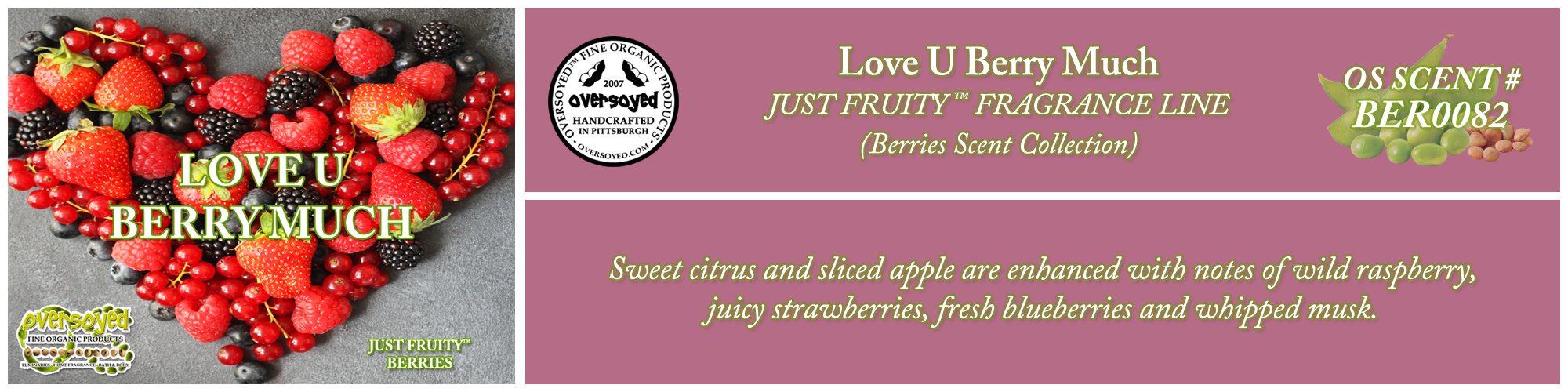 Love U Berry Much Handcrafted Products Collection