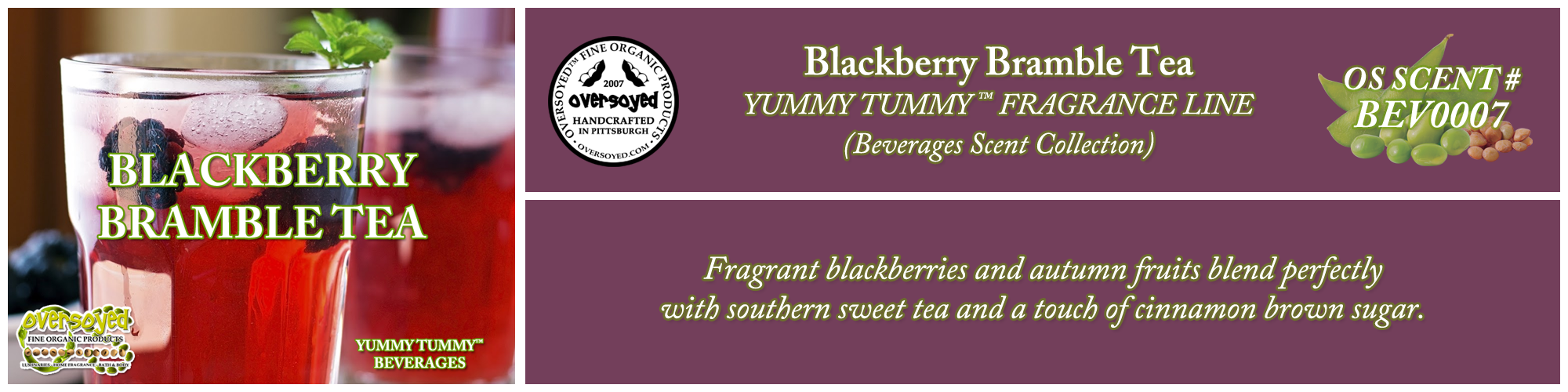 Blackberry Bramble Tea Handcrafted Products Collection