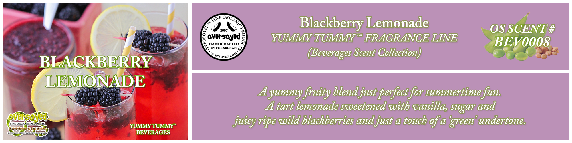 Blackberry Lemonade Handcrafted Products Collection