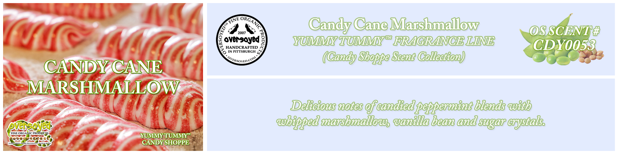 Candy Cane Marshmallow Handcrafted Products Collection