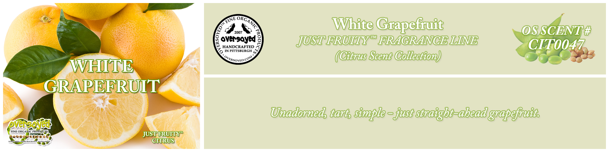 White Grapefruit Handcrafted Products Collection