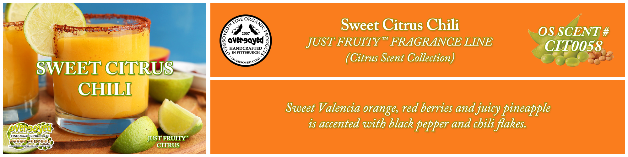 Sweet Citrus Chili Handcrafted Products Collection