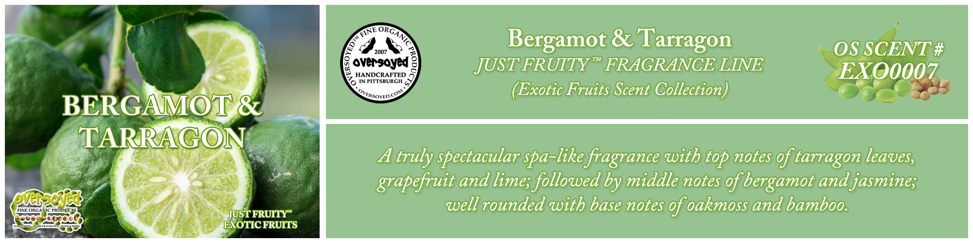 Bergamot & Tarragon Handcrafted Products Collection