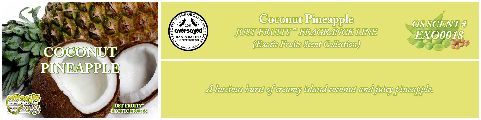Coconut Pineapple Handcrafted Products Collection