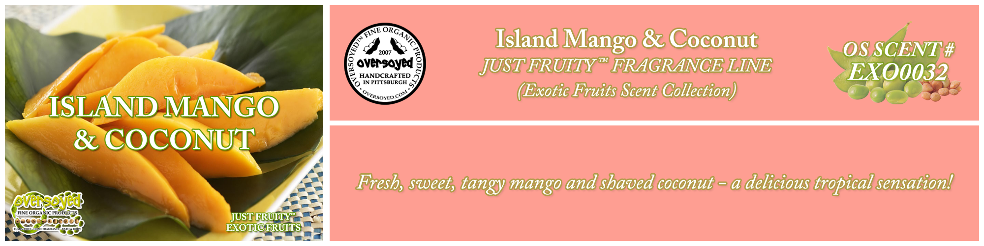 Island Mango & Coconut Handcrafted Products Collection